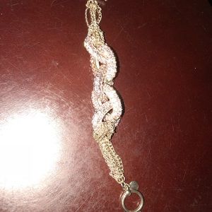 Pink and rose gold bracelet